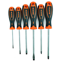 Bahco 806-6 Screwdriver Set 6 Piece Slotted Pozidrive