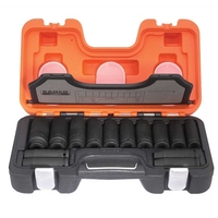 Bahco DD/S14 Deep Impact Socket Set 1/2in Square Drive 14 Piece