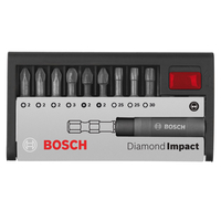 Bosch 2608522064 Diamond Impact Screwdriver Bit Set (10 Piece)