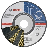 Bosch 2608600223 Metal Grinding Disc with Depressed Centre 125mm