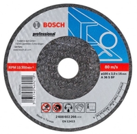 Bosch 2608600315 Metal Grinding Disc with Depressed Centre 180mm