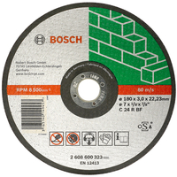 Bosch 2608600323 Stone Straight Cutting Disc 180mm