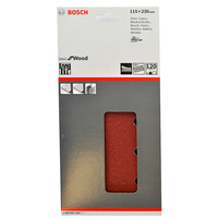 Bosch 2608605268 Orbital Sanding Sheets 115 x 230mm (Pack of 10)
