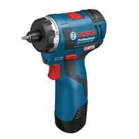 Bosch GSR108VECHX 10.8V Cordless Professional Driver (HEX bit holder) 2 x 2 Batt