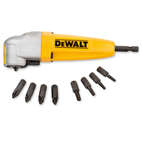 Dewalt DT71517 Extreme Impact Right Angle Attachment + 9 Screwdriver Bits