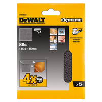 Dewalt DTM3022 1/4 Sheet Mesh Sanding Sheet 80 Grit (5 Pack)