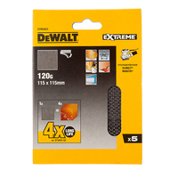 Dewalt DTM3023 1/4 Sheet Mesh Sanding Sheet 120 Grit (5 Pack)