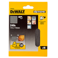 Dewalt DTM3025 1/4 Sheet Mesh Sanding Sheet 240 Grit (5 Pack)
