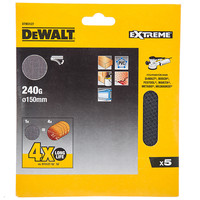 Dewalt DTM3127 150mm Random Orbit Mesh Sanding Discs 240 Grit (5 Pack)