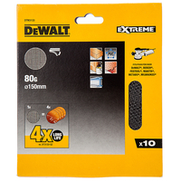 Dewalt DTM3133 150mm Random Orbit Mesh Sanding Discs 80 Grit (10 Pack)
