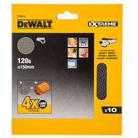 Dewalt DTM3135 150mm Random Orbit Mesh Sanding Discs 120 Grit (10 Pack)