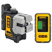 Dewalt DW089KD 3 Way Self-Levelling Multi Line Laser with DE0892 Detector