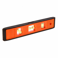 Johnson 7500 Orange 9in Glo Orange Structo-Cast Torpedo Level - 3 Vials