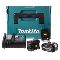 Makita 98C428 DC18RC Charger with 3 x 3.0Ah Batteries in Makpac Carry Case