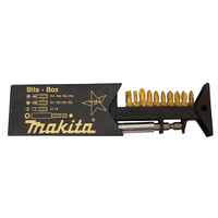 Makita P-49046 Hexagon DIN 25mm Screwdriver Bit Set Titanium Plated 11 Piece