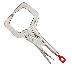 Milwaukee 48223531 Locking C-Clamp with Regular Pads 11 Inch / 280mm