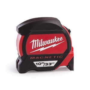 Milwaukee 48227233 Premium Magnetic Tape Measure (10m/33ft)