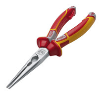 NWS N640517 VDE Chain Nose Pliers 205mm (N140-49-VDE-205C)