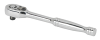 Sealey AK661 Ratchet Wrench 3/8"sq Drive Pear-head Flip Reverse