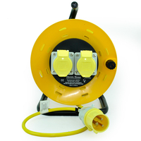 SMJ CR2516 25 Metre Cable Reel 16 Amp 2 socket 110V (1.5 mm Cable)