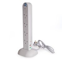 SMJ Electrical S10WTTB 10 Way Surge Protector Extension