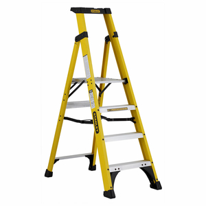 Stanley SXL3141-04E Fibreglass Platform Stepladder - 4 Tread