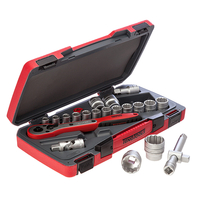Teng T1221 Metric Socket Set 21 Piece 1/2in Drive