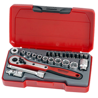 Teng T1424 Socket Set Metric 24 Piece 1/4in Drive