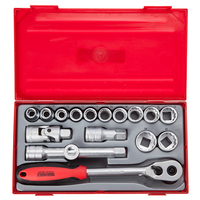 Teng TT1218 Socket Set 1/2 Inch Drive 17 Pieces
