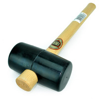 Thor 61-953 Black Rubber Mallet 550g 64mm diameter