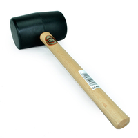 Thor 61-957 Black Rubber Mallet 1200g 90mm diameter