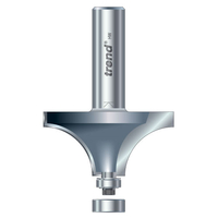 Trend 46/18X1/2TC Bearing Guided Ovolo Cutter 25.4mm Radius (Shank Dia 1/2")