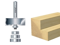 Trend 46/39X1/2TC TCT Bearing Guided Rebate Set 35mm x 12.7mm