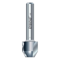 Trend 47/7X1/4TC Combi Trimmer Cutter 12.7 Mm Diameter C1=9 C2=4mm Length (Shank