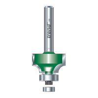 Trend C076X1/2TC Rounding Over 6.3mm Radius X 12.7mm Cut (Shank Diameter 1/2")
