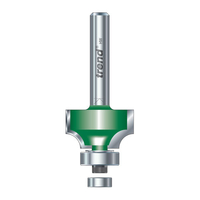 Trend Router Cutter C074X1/4TC Rounding Over 3.2mm Radius X 9.5mm Cut (Shank Diameter 1/4")
