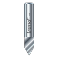 Trend Router Cutter S47/70X1/4STC Economy Trim Cutter (Shank Diameter 1/4")