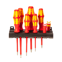 Wera VDE Soft Grip Screwdriver Set 6 Piece + 2 Free Screw Grippers