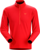Arcteryx Mens Delta LT Zip Neck Diablo Red