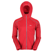 Rab Mens Power Stretch Hoodie Cayenne