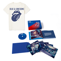 The Rolling Stones Blue and Lonesome T-Shirt + Deluxe CD Boxset