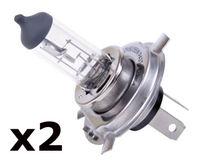 H4 Xenon Headlight Bulbs - Super White