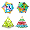 4PCS Magnetic Stick Flexible Rod And 4PCS Steel Ball Assembly Education Children Toys