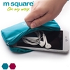 M Square Mini Wallet Phone Bag Travel Accessories Cable Headphone Storage Bag Phone Pouch