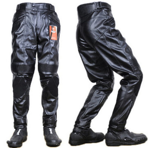 Men Motorcycle Racing PU Leather Pants Trousers For DUHAN DK-015