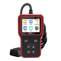 V302 Multifunctional OBD2 Engine Fault Detector Car Diagnostic Scanner Battery Reader Car Engine System Diagnostic Tool