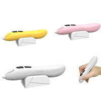 Wireless Charging 3D Printing Pen With Environmental PCL 1.75mm Filament for DIY Creative Toy Gift For Kids Design Drawi