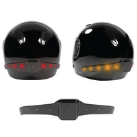 Wireless Motorcycle Smart Helmet LED Light Safety Running Brake Turn Signal