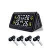Wireless TPMS Tire Pressure Monitor Car Tire Pressure Monitoring System Solar Charging Car Tire Pressure Sensor Real-Tim