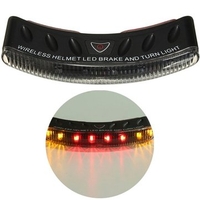 Wireless Waterproof 8 LED Motorcycle Helmet Turn Signal Brake Stop Light Safety